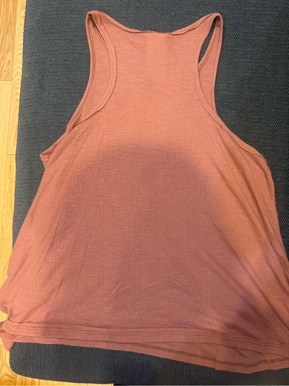 Free People Ribbed Racerback Tank in Dusty Rose - Picture 2 of 2